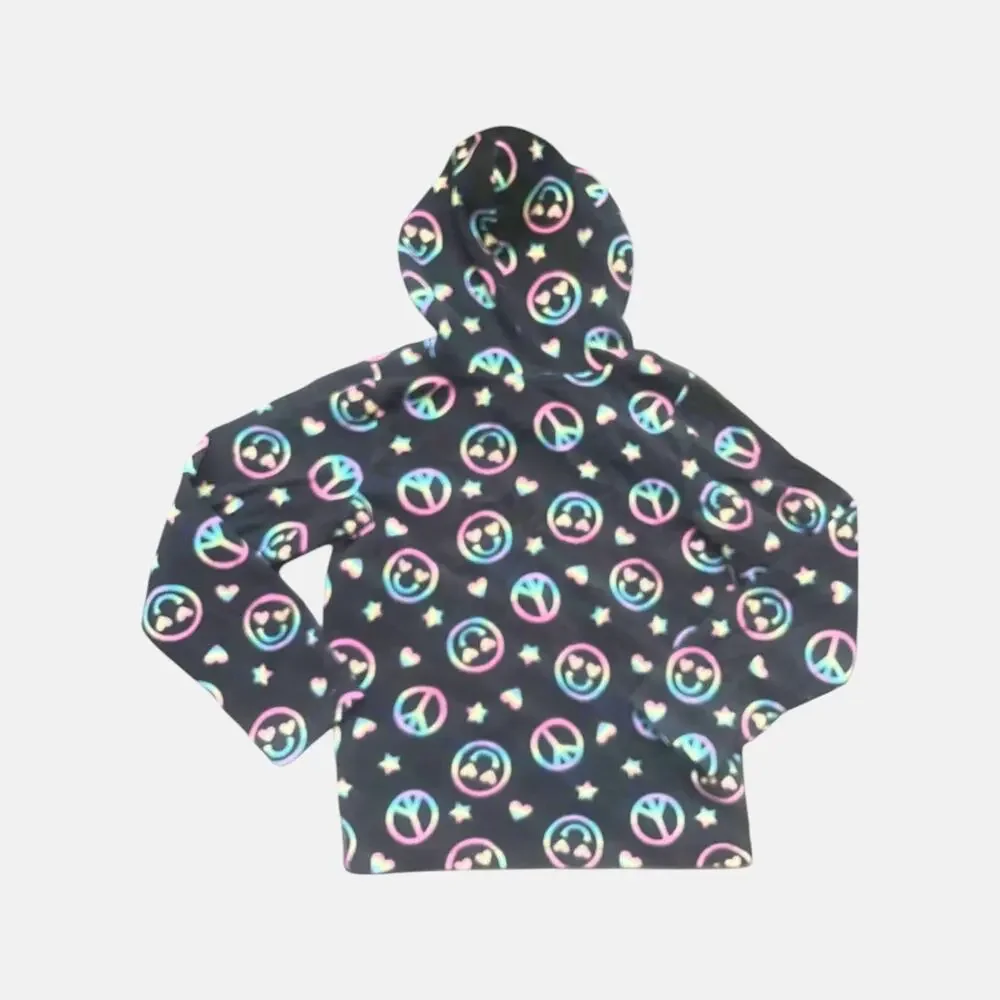 Colorful Girls Happy Face Sweater Size 7/8